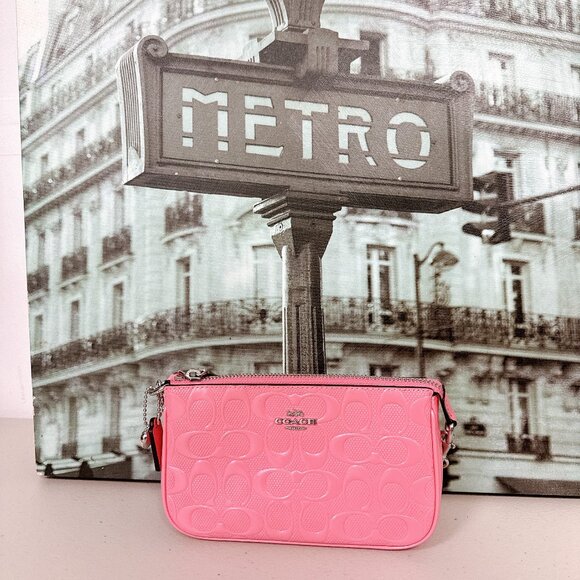 Coach Handbags - Coach CC227 Nolita 19 In Signature Leather With Heart Charm IN Pink